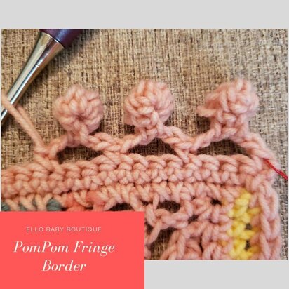 PomPom Fringe Border