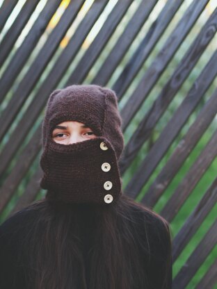 Winter Balaclava Knitting Pattern (Aran Weight)