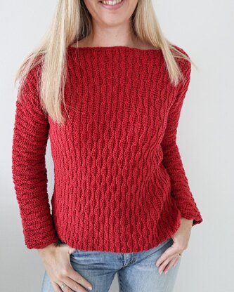 Deco Waves Sweater