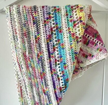 Rainbow Rays Shawl