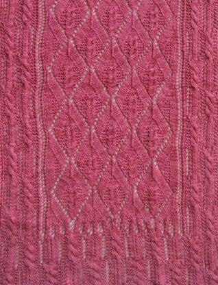 Nairn Cable Lace Shawl