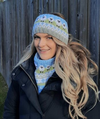 Serena HEADBAND, Sheep in the Pasture Headband