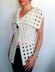 Sleeveless Wide Collar Cardigan