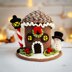 Crochet fairy house, amigurumi doll house, Christmas house