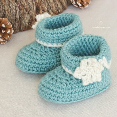 Winter Wonderland Baby Booties