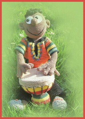 South African Badru amigurimi doll