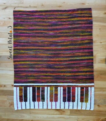 Piano Pizzazz Blanket