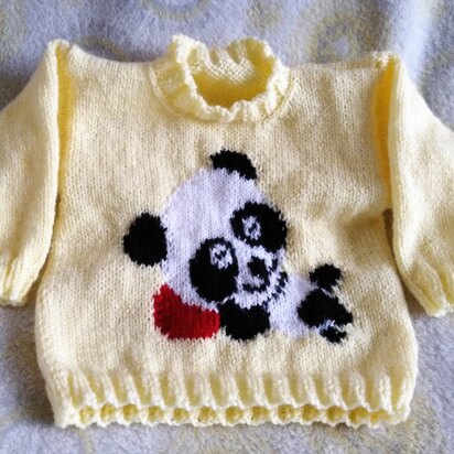 Sleeping Panda Baby Jumper