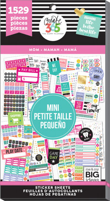 The Happy Planner Sticker Value Pack - Mom - Mini, 1529/Pkg