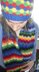 Rainbow infinity scarf