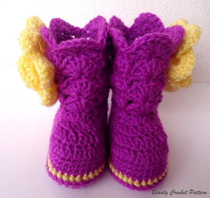 Rapunzel Baby Boots