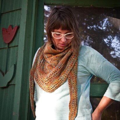 Bridges Shawlette - knitting pattern
