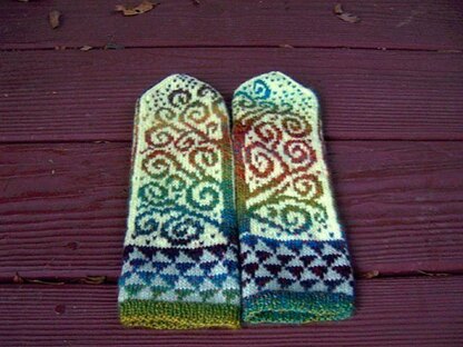 The Tree of Life Mittens