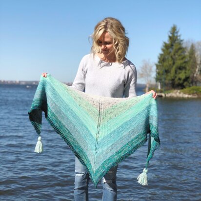 Melted Sea - knitting pattern