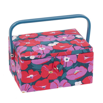 Hobbygift Modern Floral Medium Sewing Box