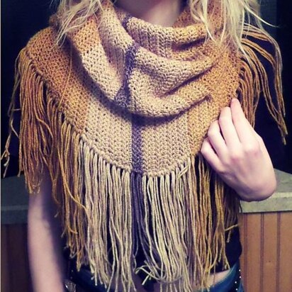 Rustic Fringe Shawl