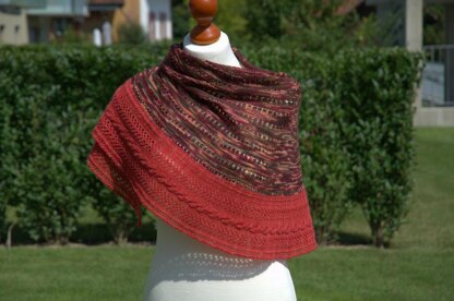 Color Twister Shawl