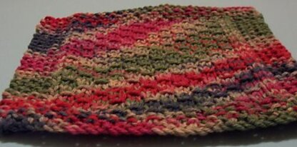 Slipped Stitch Washcloth