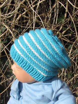 Baby Stripe Slouch Hat