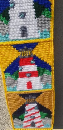 Lighthouse crochet tapestry charts