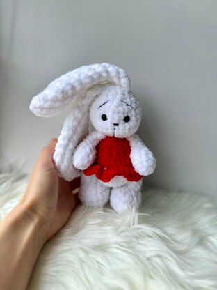 2in1_Bunny_Alice_NO-SEW Crochet Pattern