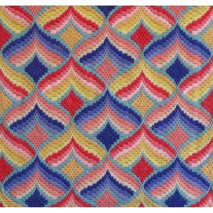 Appletons Ice Cream Bargello Long Stitch Cushion Kit - 40cm x 40cm