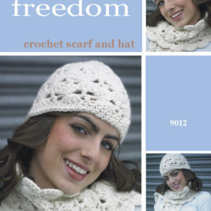 Crochet Hat and Scarf in Twilleys Freedom Wool _ 9012