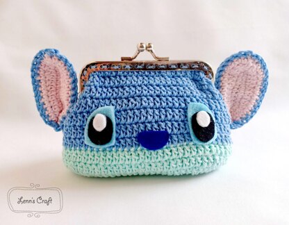 Lilo and stitch coin purse crochet pattern