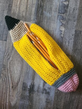 Pencil shaped pencil case