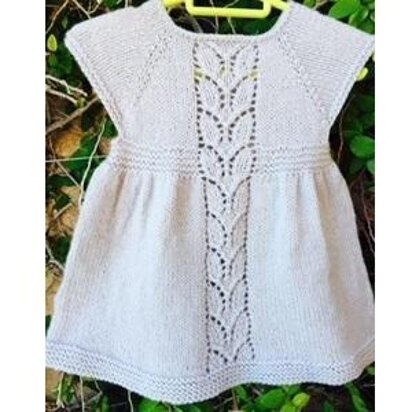 Leaf Love Dress - knitting pattern