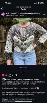 Chevron sweater