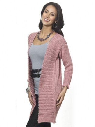 Long & Lean Cardi in Caron Simply Soft - Downloadable PDF