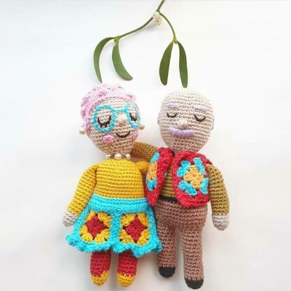 Nancy. Granny Square Doll