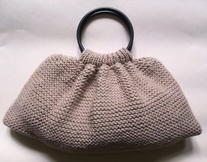 Chunky Garter Stitch Knitting Bag