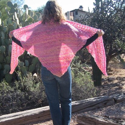 Handspun Sherbert Shawl