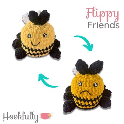 Reversible Bee - Flippy Friends