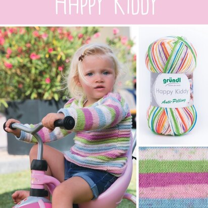 Happy Kiddy Stripped Pullover in Gründl - Downloadable PDF