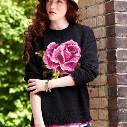 In Bloom Pullover in Patons Classic Wool Worsted