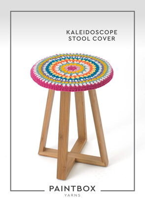 Paintbox Yarns Kaleidoscope Stool Cover PDF (Free)