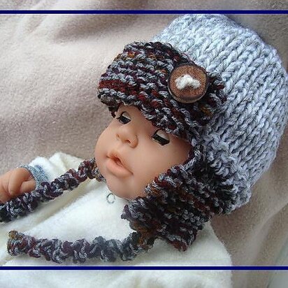 633 KNIT Aviator Hat, Baby to Adult, Unisex