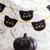 Spooky Black Cat Garland