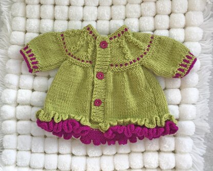 P102 Double Frilled Dress and Hat
