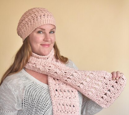 Winter Blush Beanie & Scarf