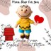 Charlie Brown Crochet Pattern: 9-inch Amigurumi Snoopy (English PDF)
