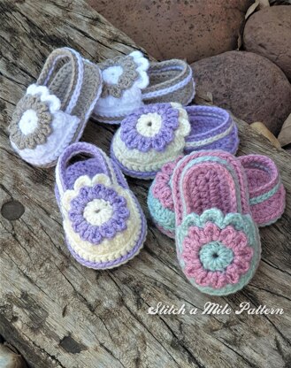 Baby bootie - Flower Sandal