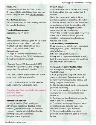 Good Doogie Christmas Stocking