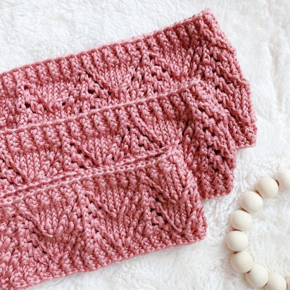 Mae Lace Headband - knitting pattern