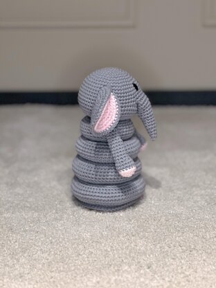 Stacking Toy Elephant / Stapelturm Elefant