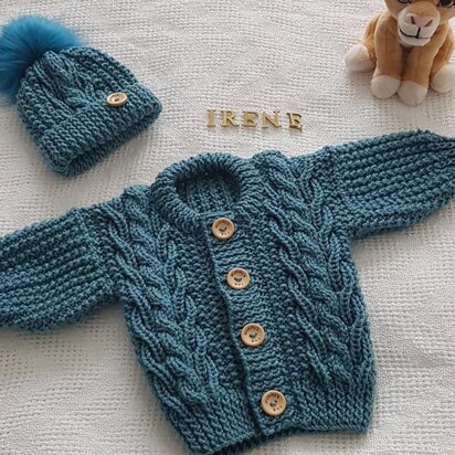 "IRENE" Aran Knitting Pattern