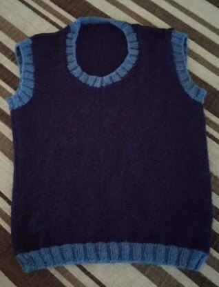 Sleeveless vest for a 2 year old